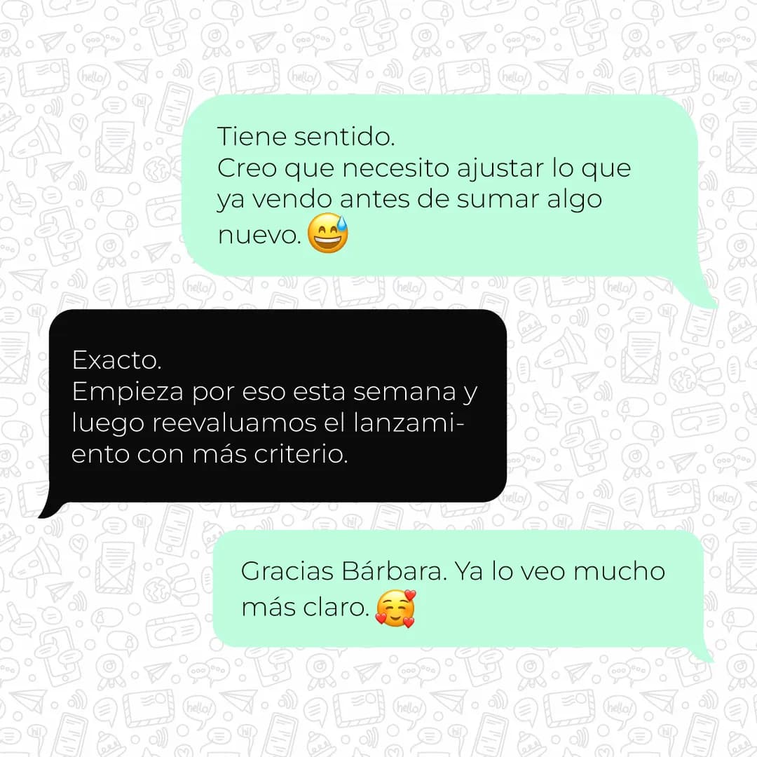 Definimos o próximo passo