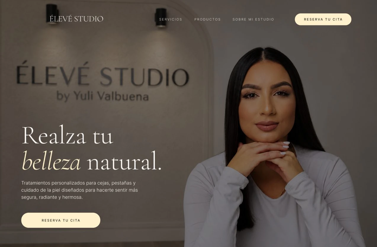 Página de Élevé Studio
